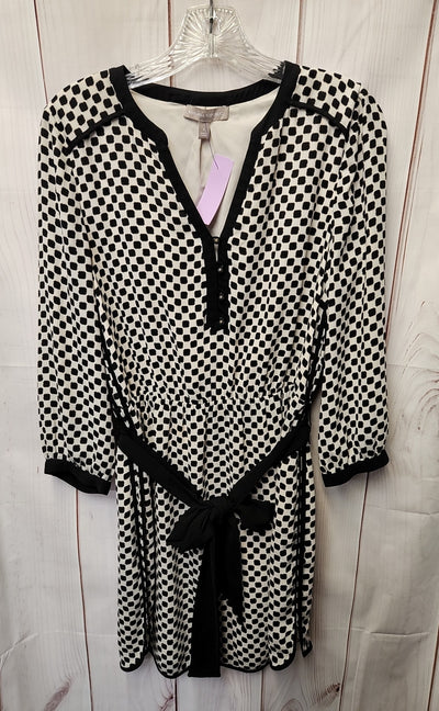 Banana Republic Women's Size 6 White & Black Dress