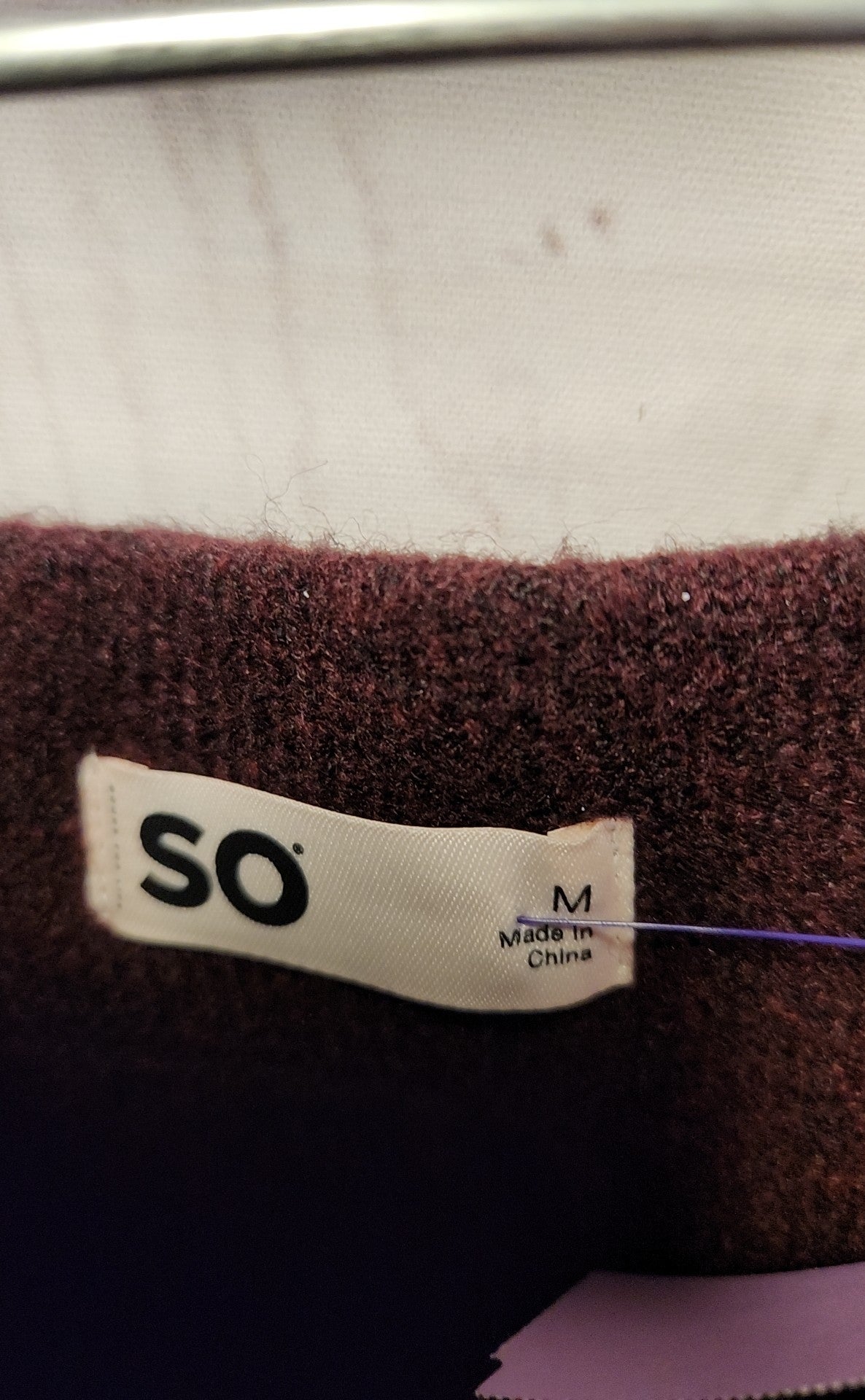 NWT So Women's Size M Purple Knit Skirt