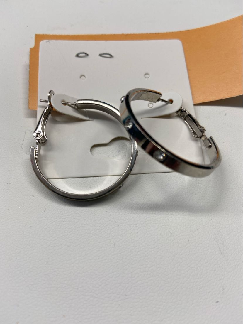 Silver Hoop Earrings