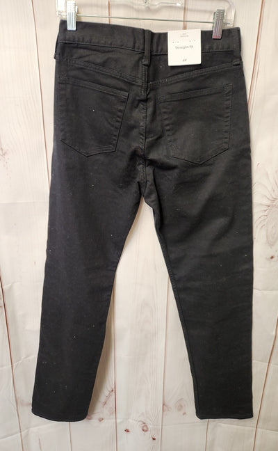 NWT H&M Women's Size 29 (7-8) Black Jeans Straight Fit