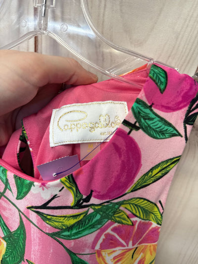 Cappagallo Women's Size M Pink Floral Dress