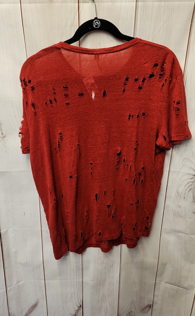 Iro Women's Size 0 Red Short Sleeve Top