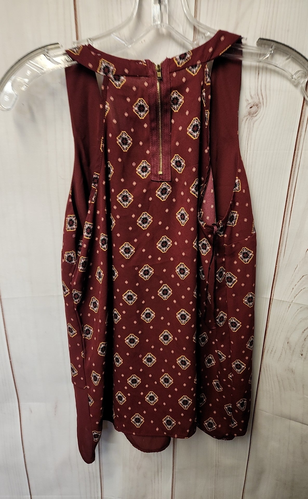 Pink Rose Women's Size S Red Sleeveless Top