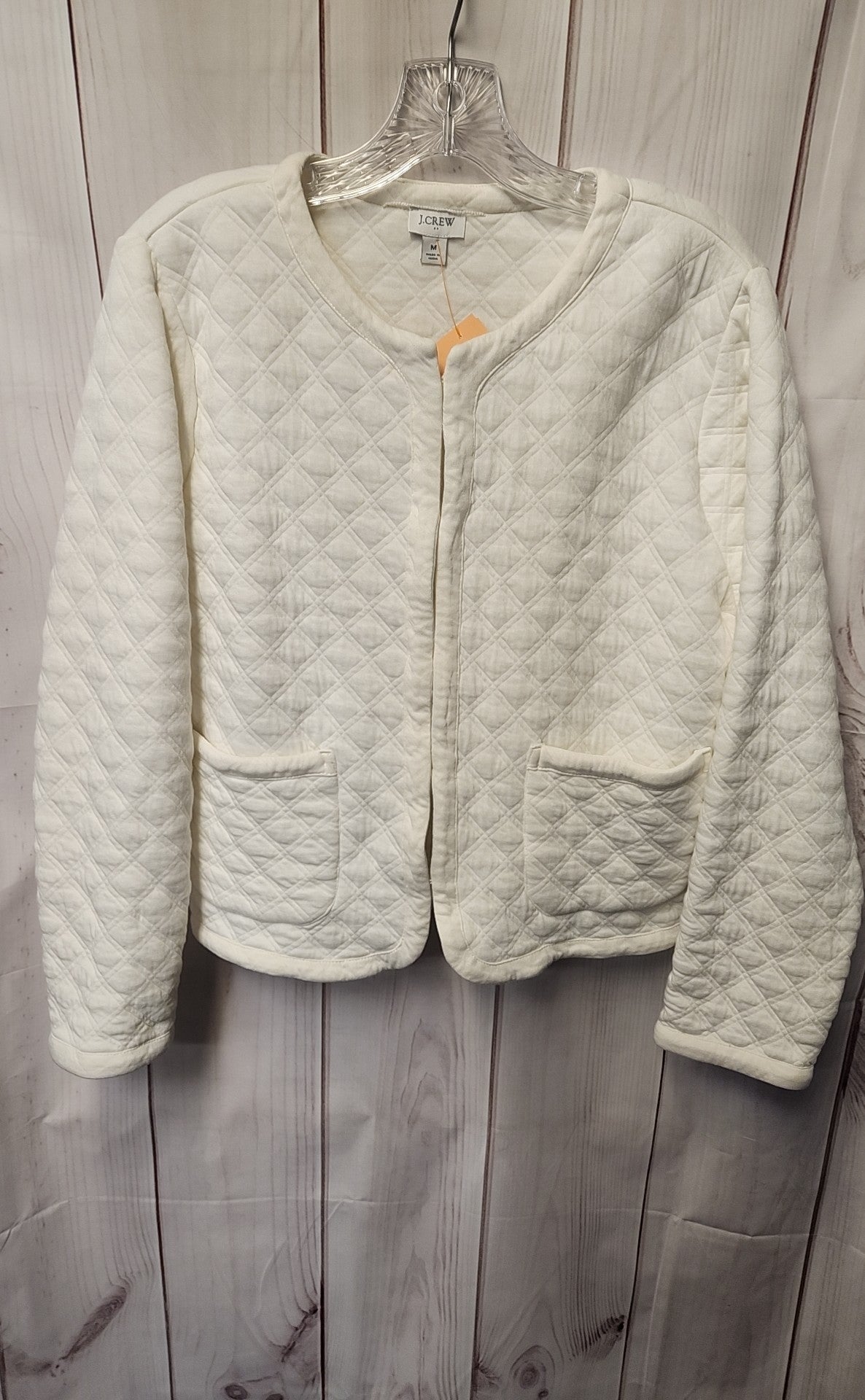 J Crew Women's Size M White Jacket