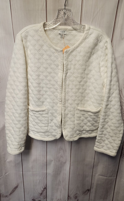 J Crew Women's Size M White Jacket