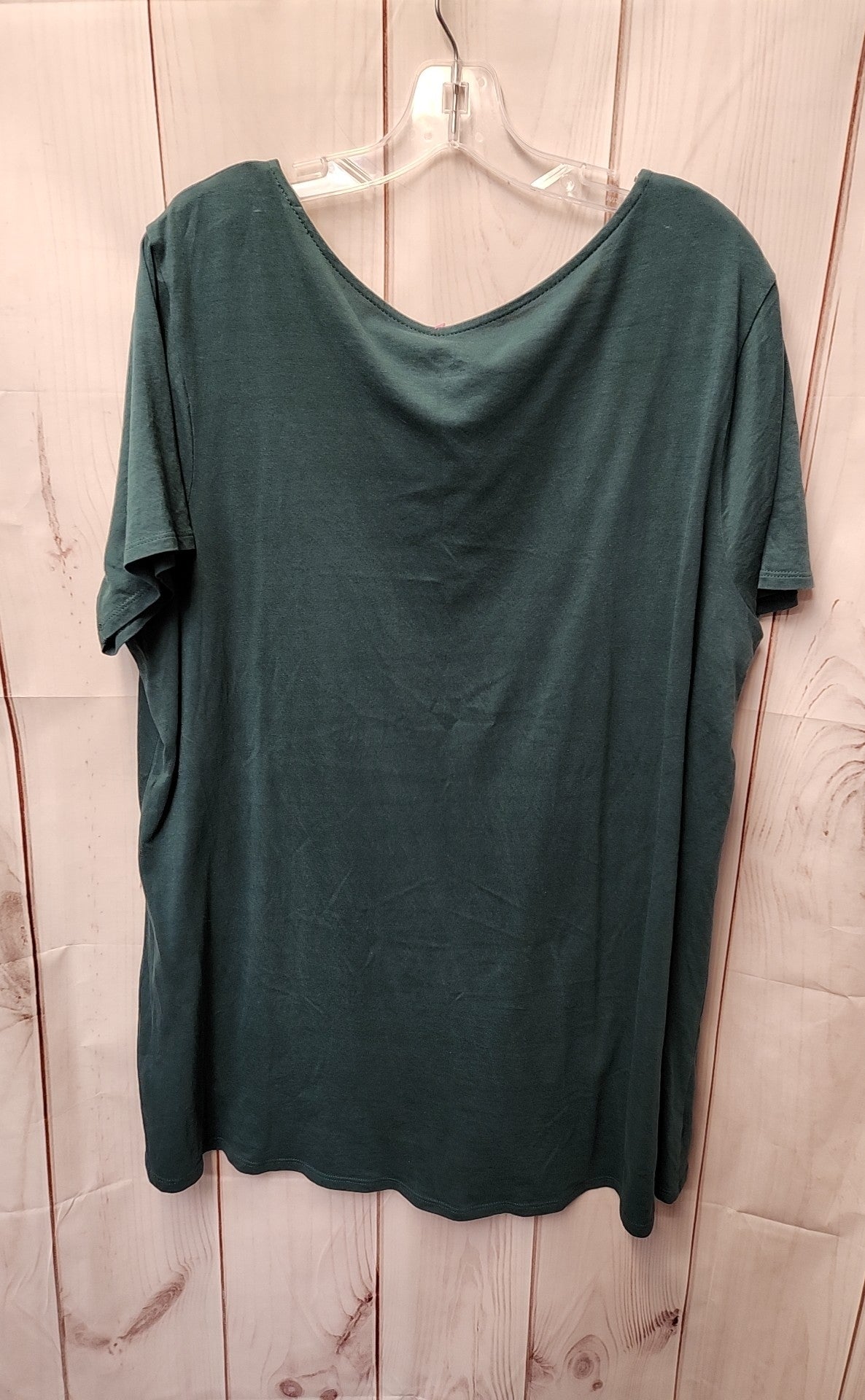 Pure Jill Women's Size XL Tall Teal Short Sleeve Top