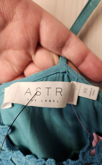 Astr the Label Women's Size XS Teal Dress