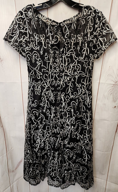 Slny Women's Size 6 Black & Silver Dress
