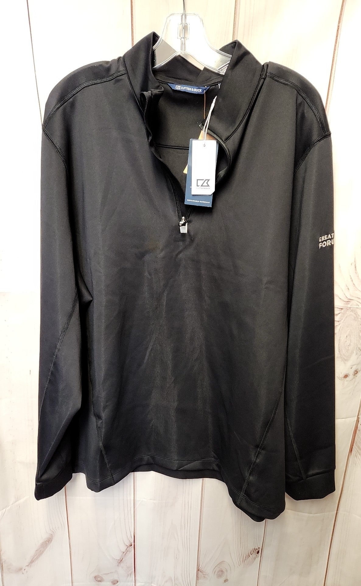 NWT Cutter & Buck Men's Size XL Black Shirt