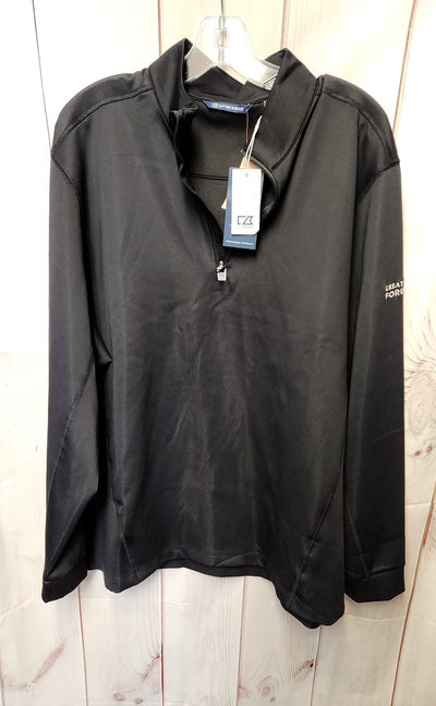 NWT Cutter & Buck Men's Size XL Black Shirt