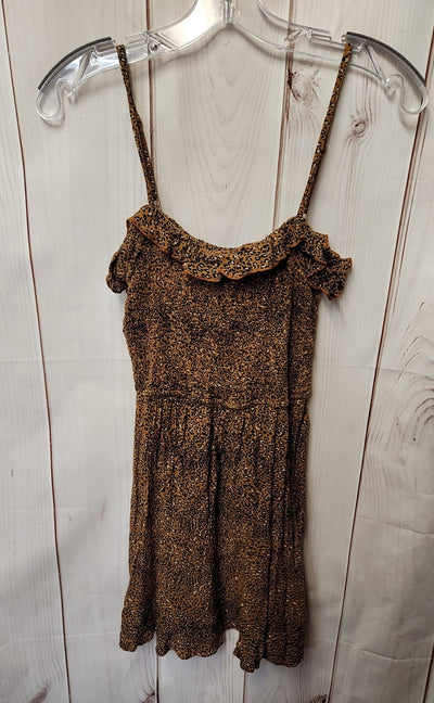 Urban Outfitters Women's Size M Brown Animal Print Dress