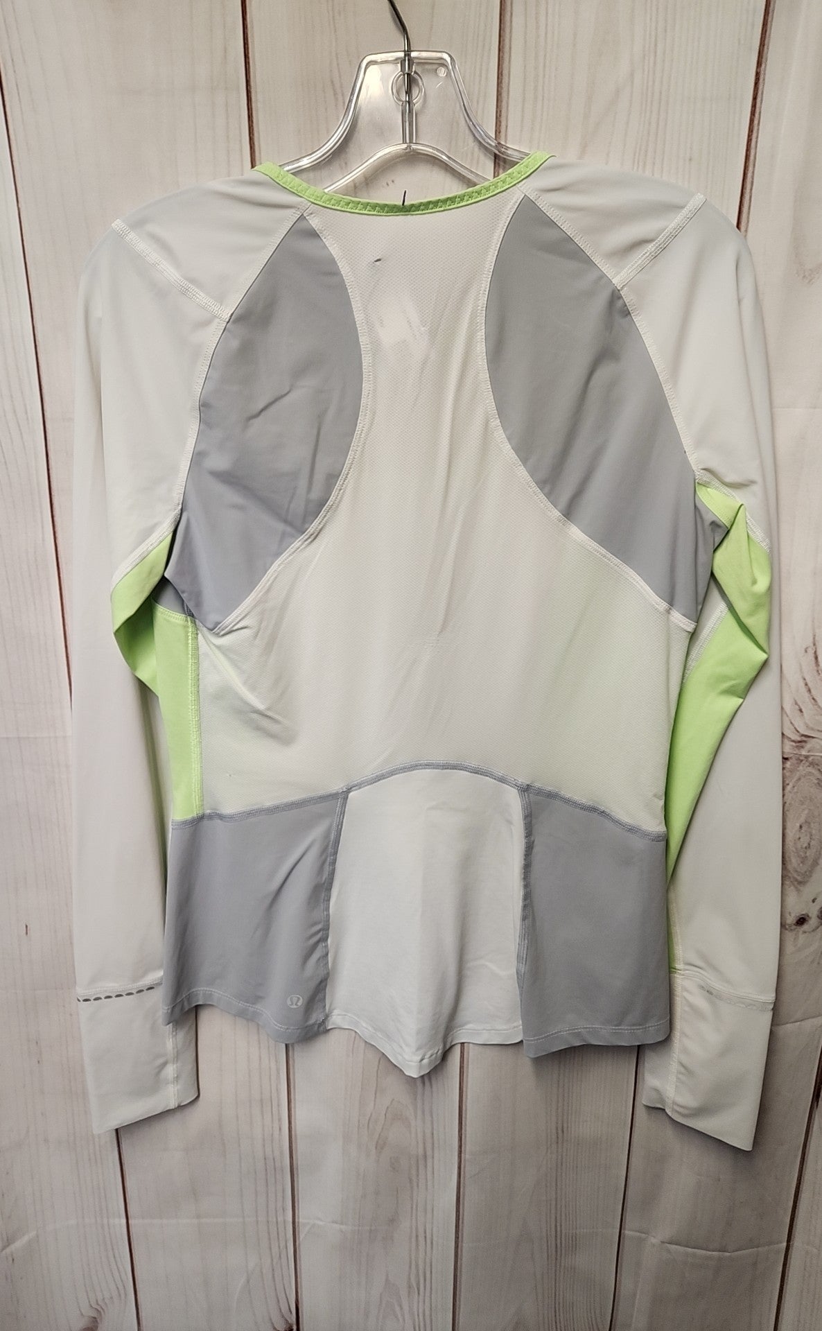 Lululemon Women's Size 8 White Long Sleeve Active Top