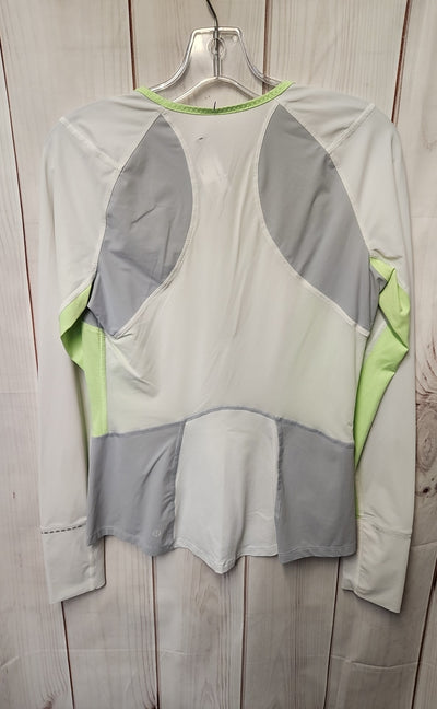 Lululemon Women's Size 8 White Long Sleeve Active Top
