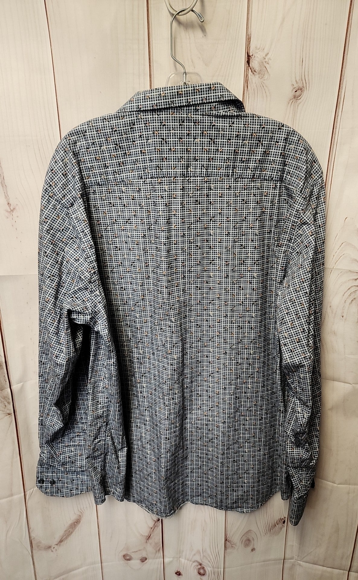 Bugatchi Men's Size XL Blue Shirt