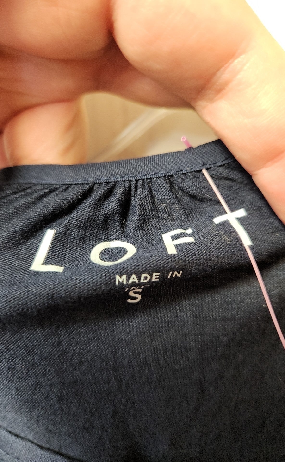 Loft Women's Size S Navy Sleeveless Top
