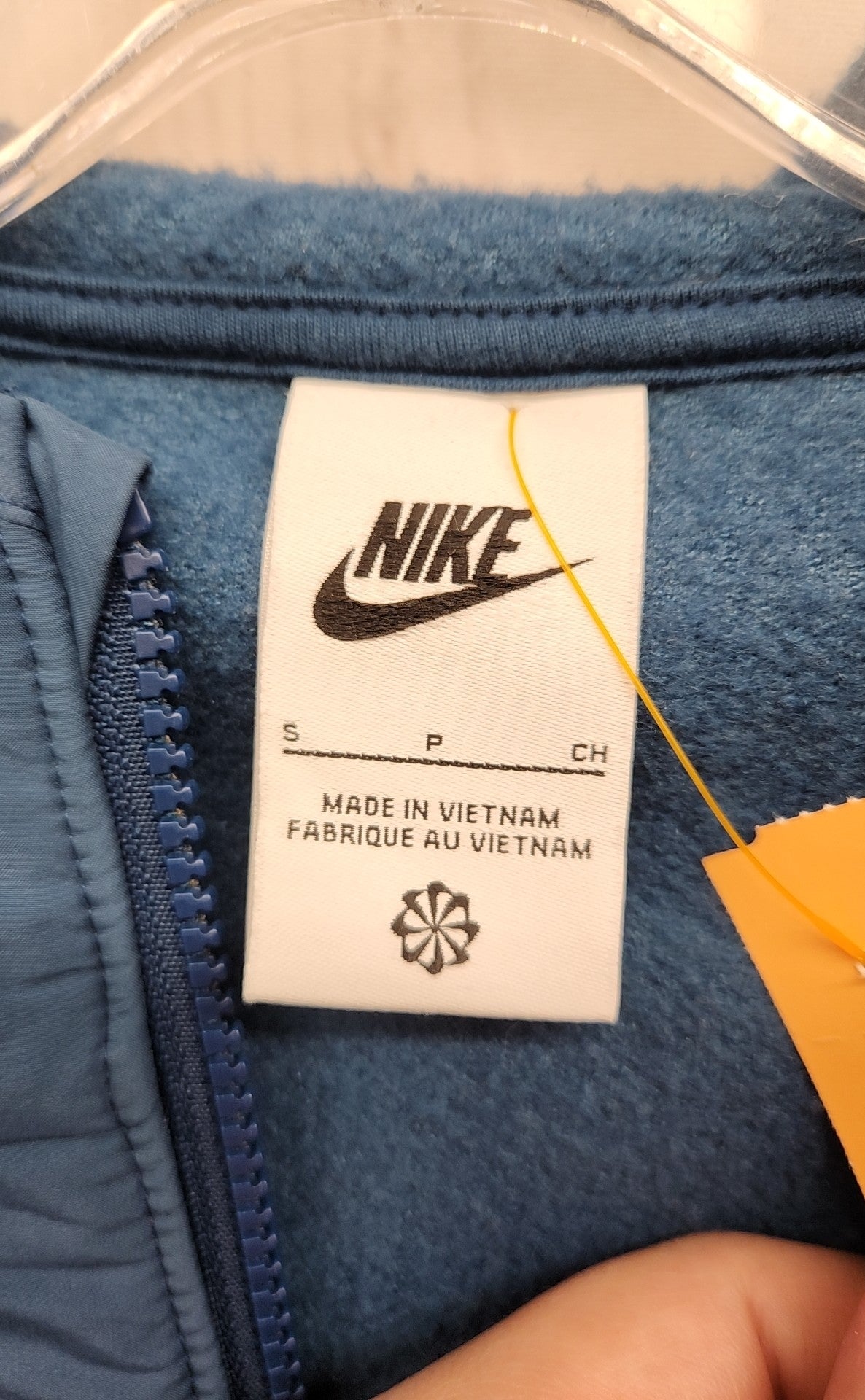 Nike Women's Size S Teal Full Zip Hooded Sweatshirt