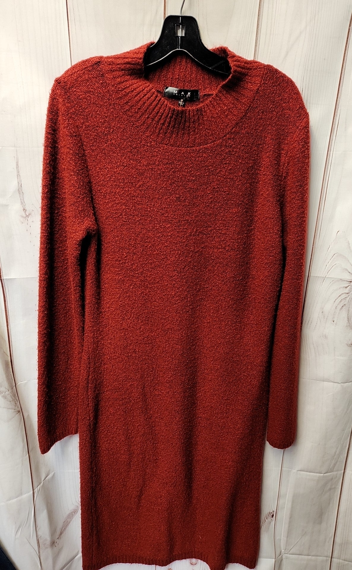 Mak Sweater Women's Size M Red Dress