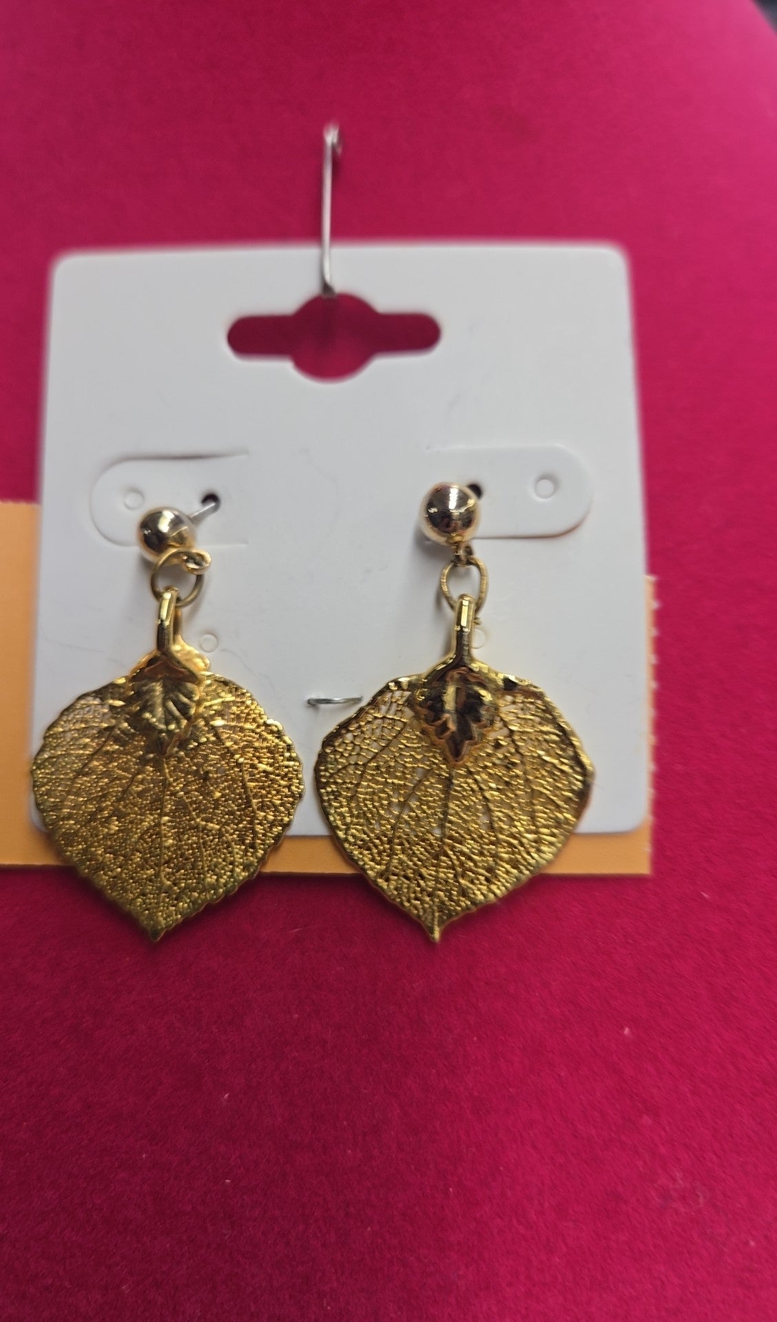 Gold Leaf Earrings