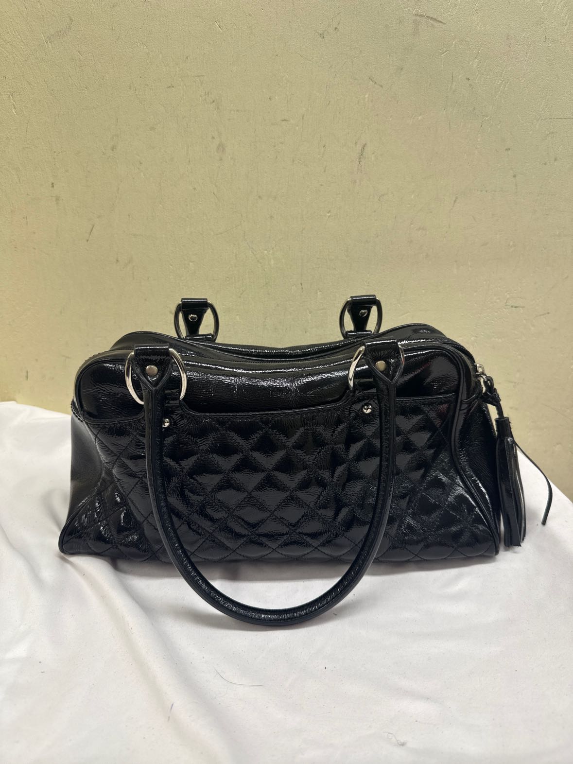 Talbots Black Leather Purse Bag