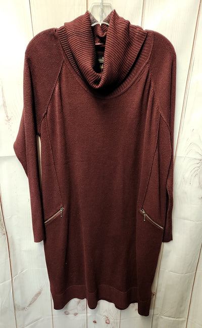 Worthington Women's Size L Maroon Dress