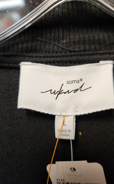 NWT Soma Women's Size L Black Cardigan