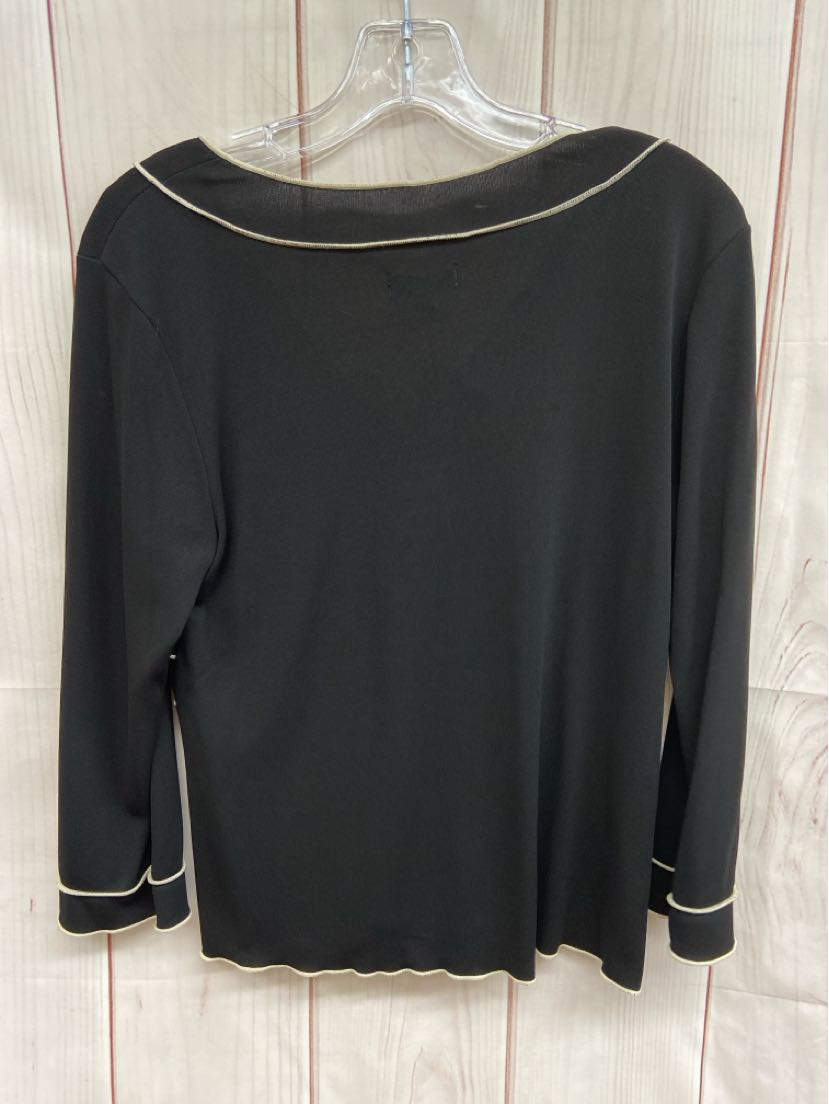 Max Edition Women's Size M Black 3/4 Sleeve Top