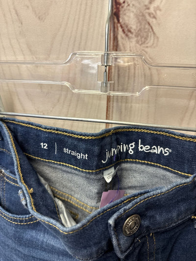 Jumping Beans Girl's Size 12 Blue Jeans Straight
