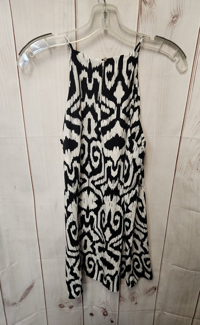 Tyche Women's Size S White & Black Dress