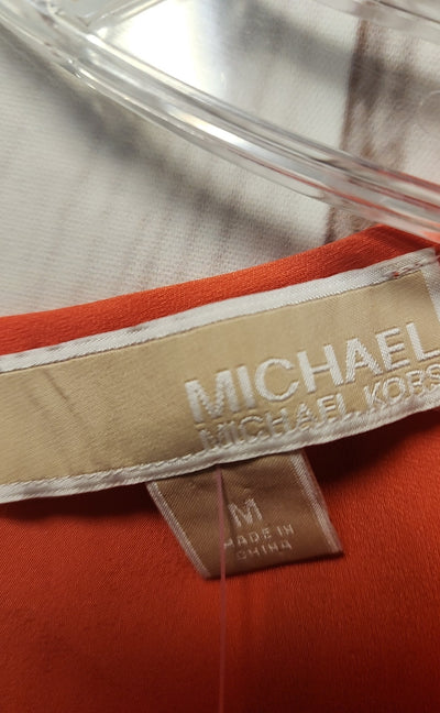Michael Kors Women's Size M Coral Sleeveless Top