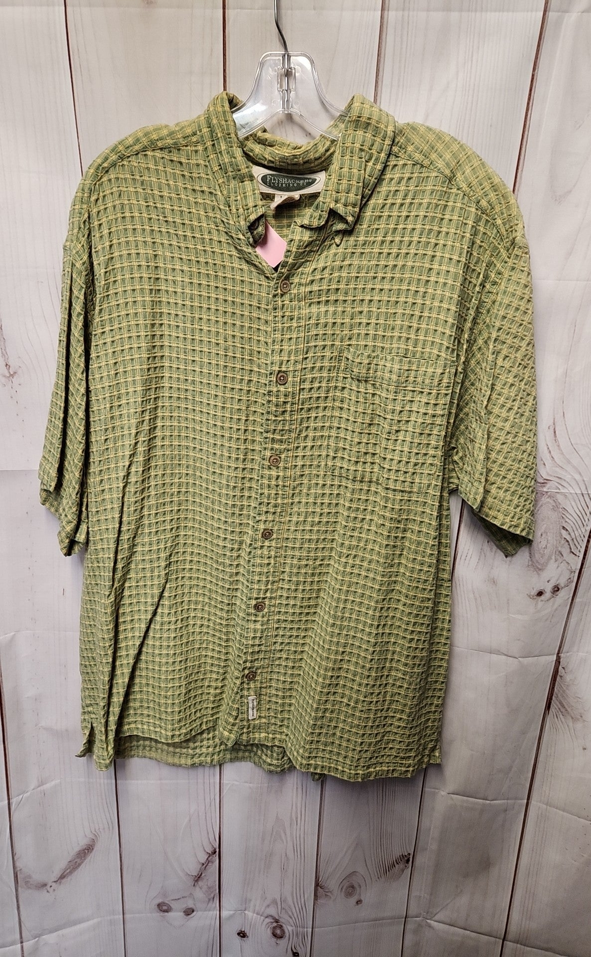 Flyshacker Men's Size XL Green Shirt