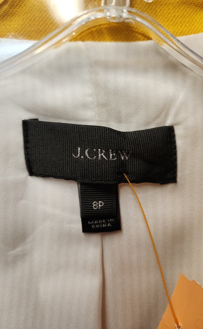 J Crew Women's Size 6 Petite Yellow Blazer