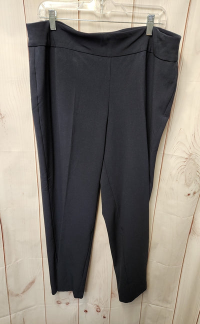 Roz & Ali Women's Size 16 Navy Pants