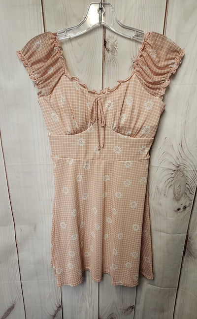 No Boundaries Women's Size M Pink Floral Dress