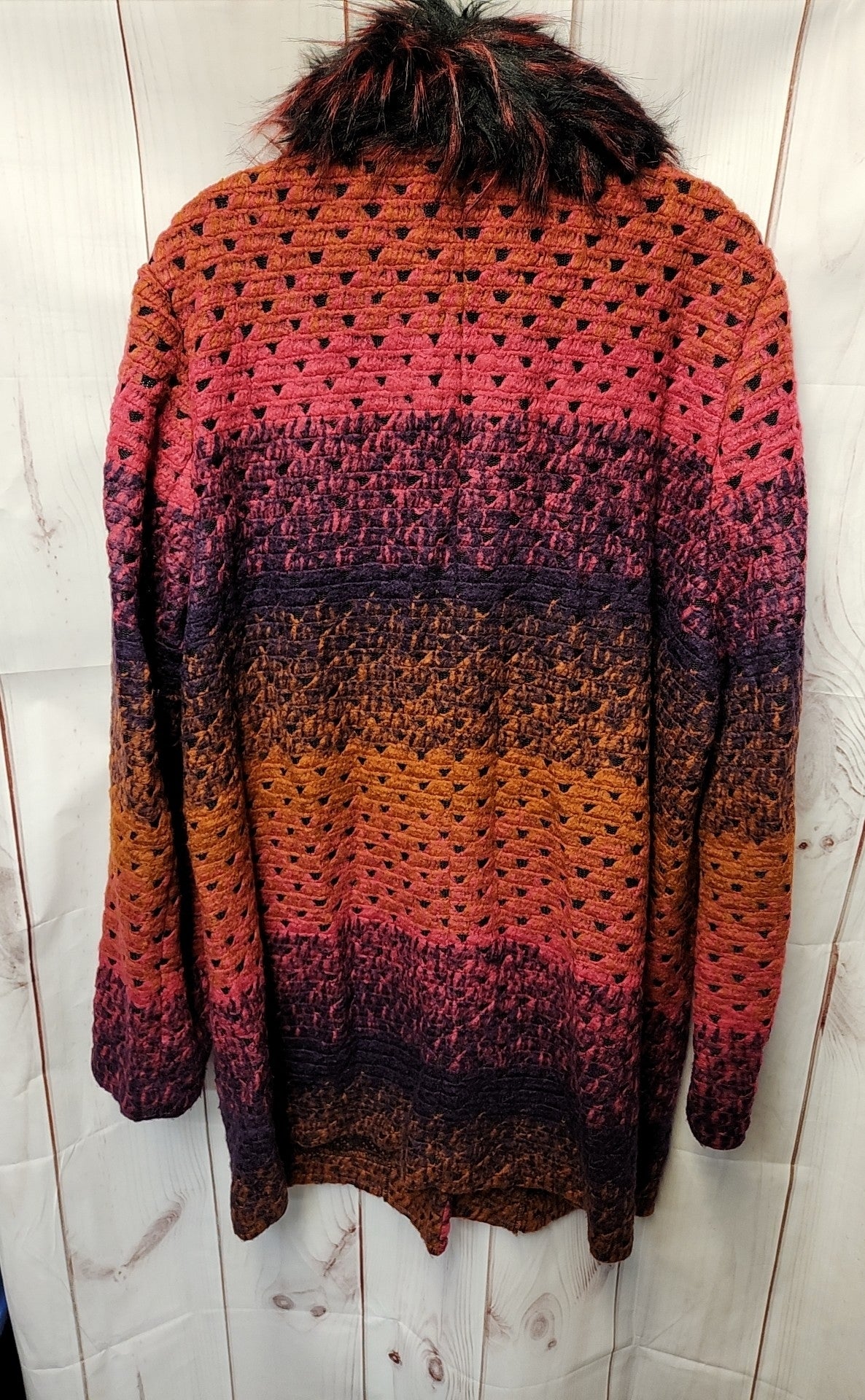 Donna Salyers' Fabulous Furs Women's Size 2X Pink Cardigan