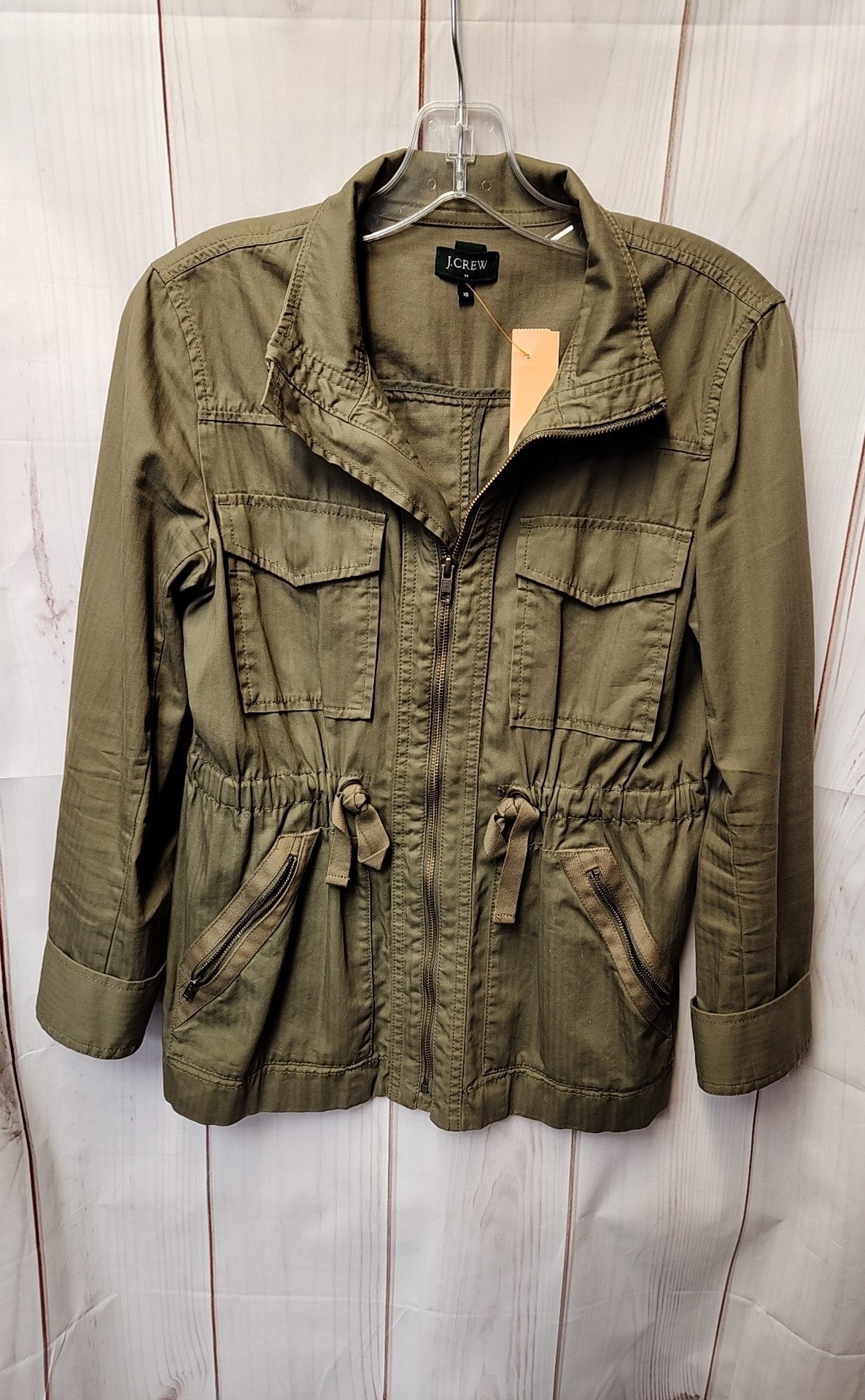 J Crew Women's Size XS Olive Green Jacket