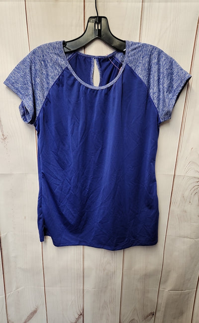 New Balance Women's Size L Purple Short Sleeve Top