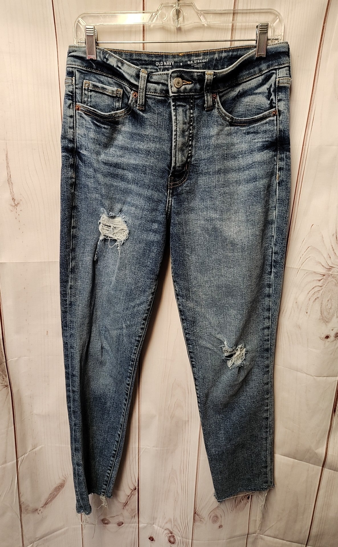 Old Navy Women's Size 29 (7-8) Blue Jeans High Rise O.G. Straight