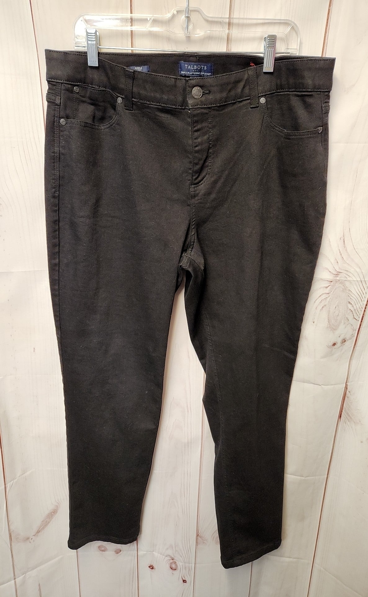 Talbots Women's Size 16 Black Pants Ankle Curvy