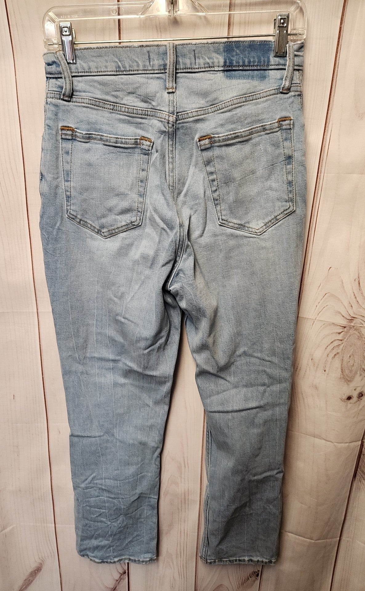 Abercrombie & Fitch Women's Size 27 (3-4) Blue Jeans The Ankle Straight