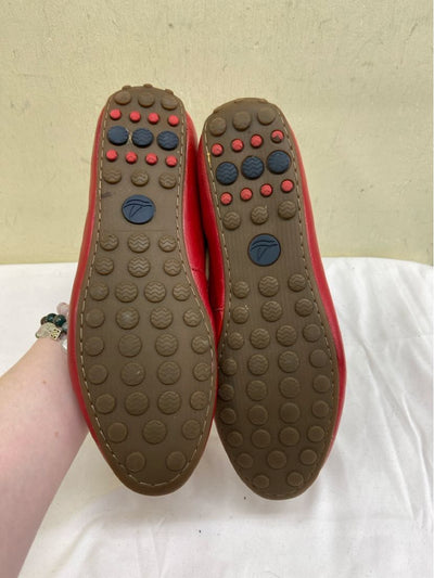 Sperry Women's Size 8-1/2 Red Leather Flats