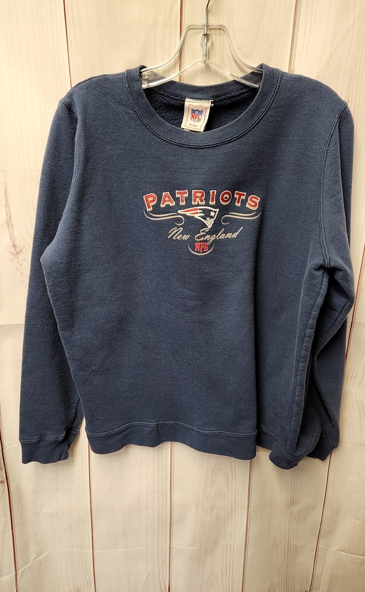 New England Patriots NFL Women's Size XL Blue Sweatshirt