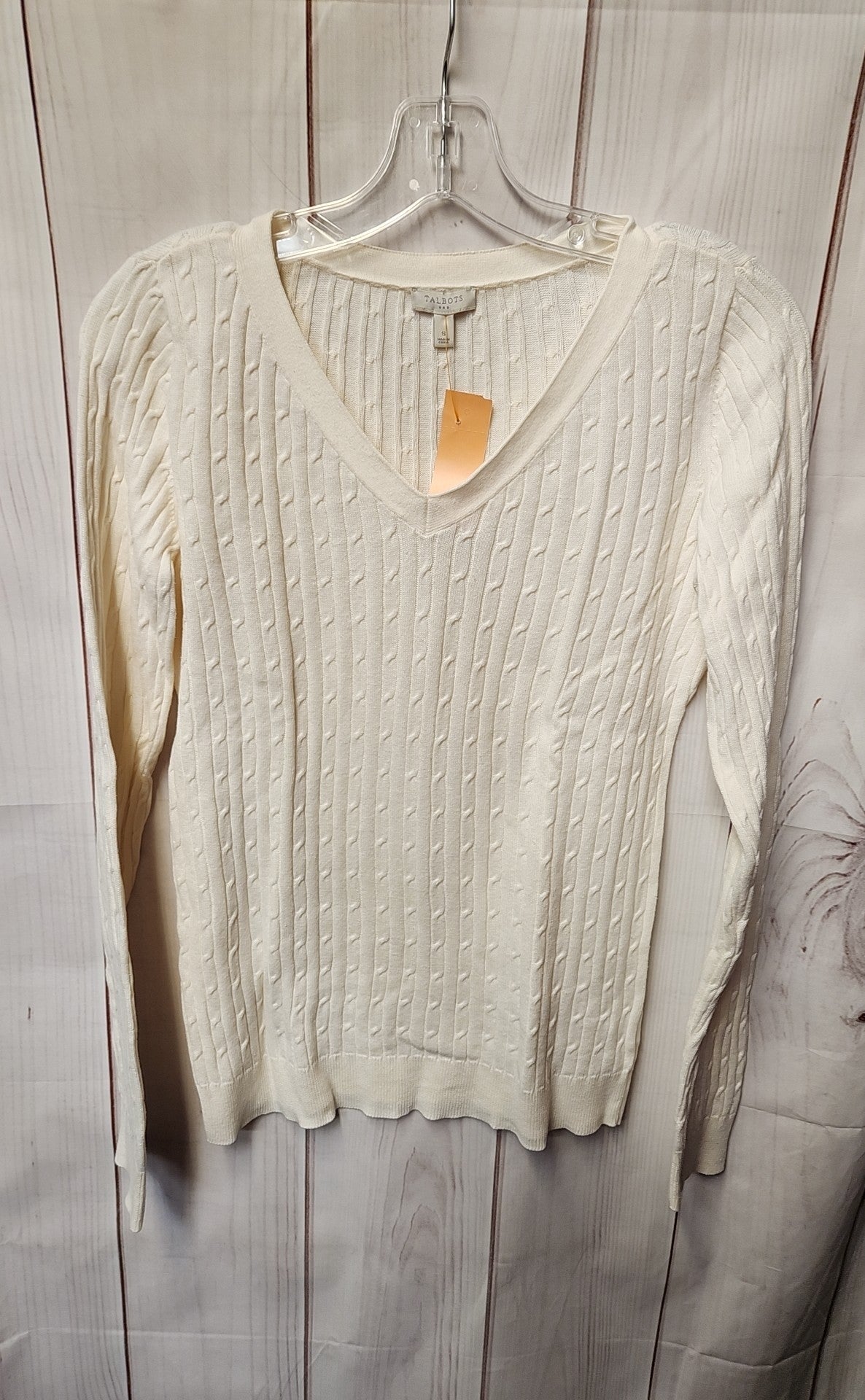 Talbots Women's Size S White Sweater