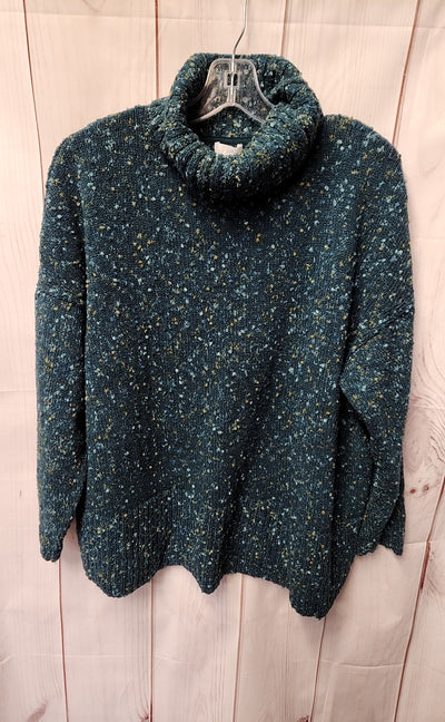 J Jill Women's Size XL Green Sweater
