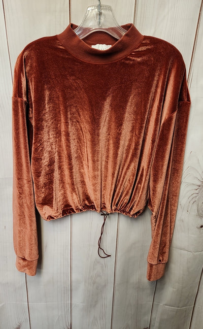 Topshop Women's Size 8 Red Sweatshirt