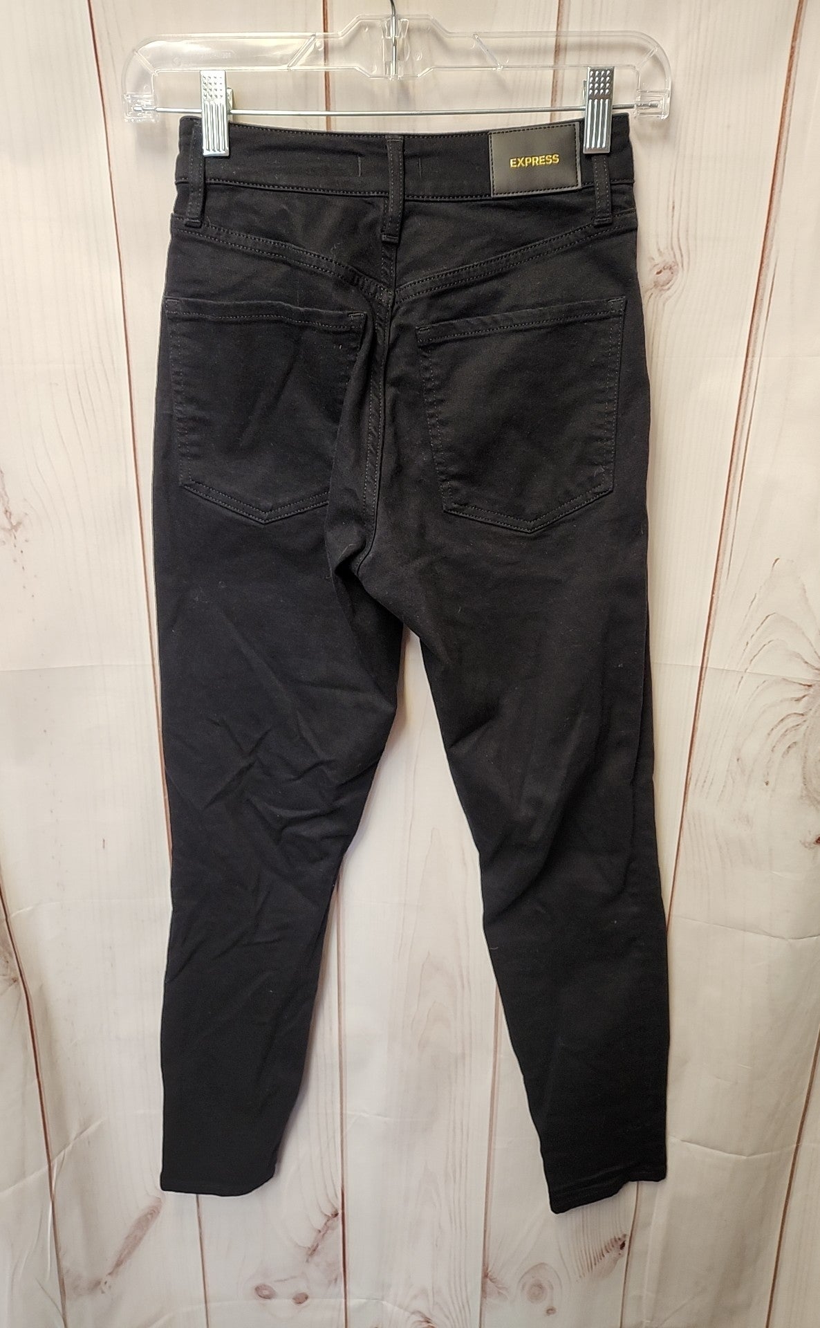 Express Women's Size 24 (00) Black Jeans Mid Rise Curvy Skinny