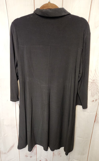 NWT Msk Women's Size XL Black Dress