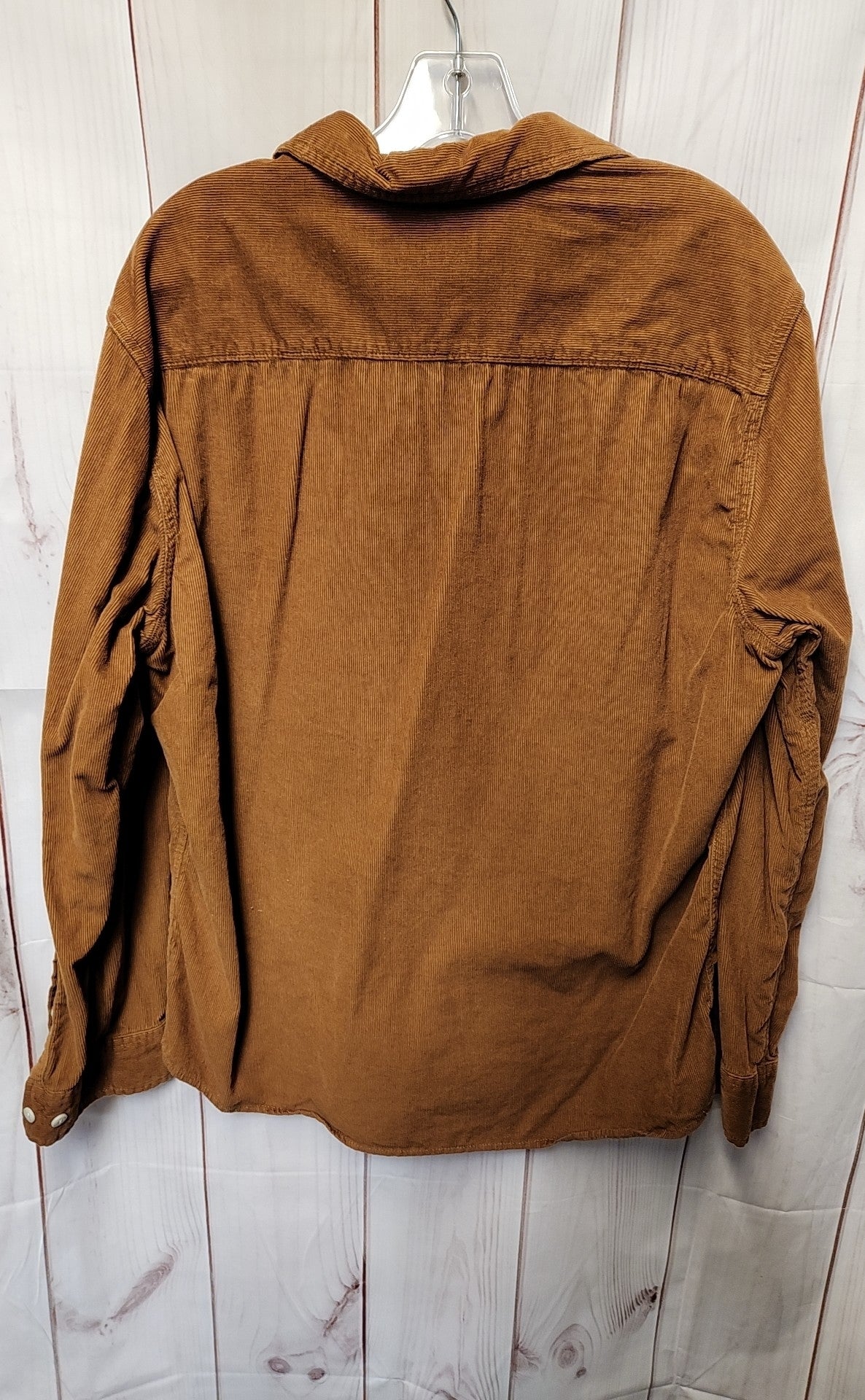 Sonoma Men's Size L Tan Corduroy Shirt
