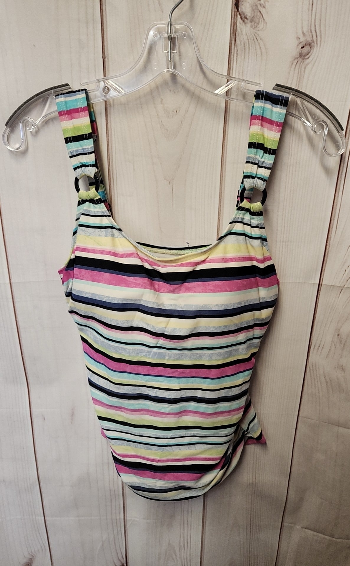 Croft & Barrow Women's Size 10D Multi-Color Swim Top