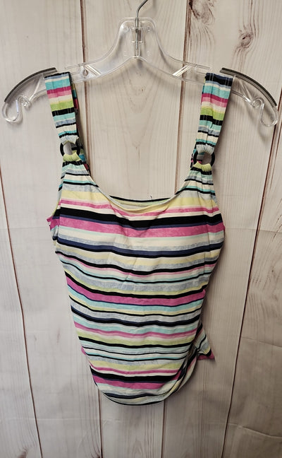 Croft & Barrow Women's Size 10D Multi-Color Swim Top