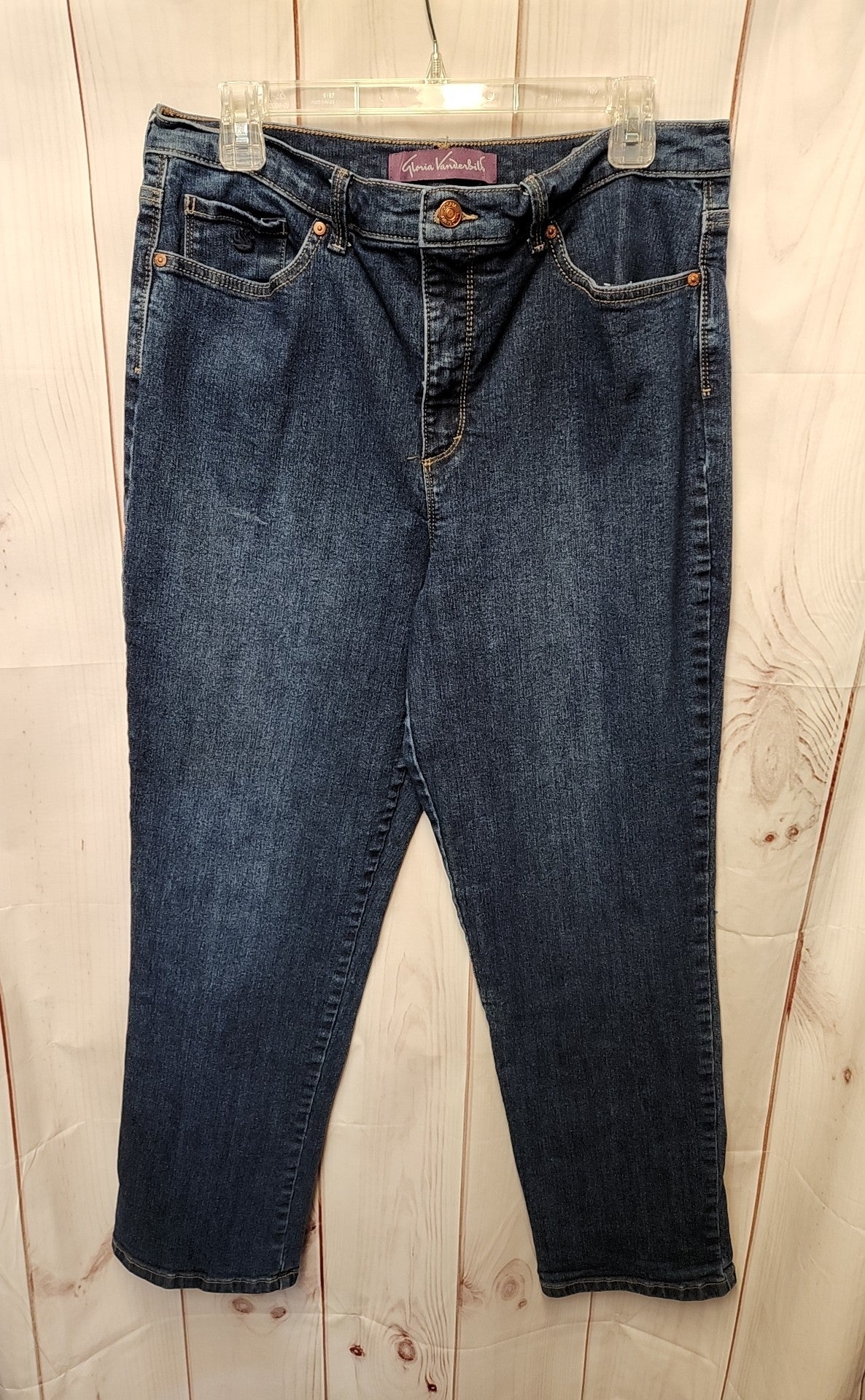 Gloria Vanderbilt Women's Size 32 (13-14) Blue Jeans